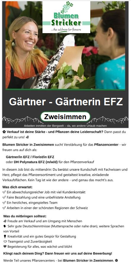 Gärtner Text und Bild